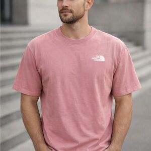 The North Face Men's Dusty Rose Short-Sleeve Logo Tee